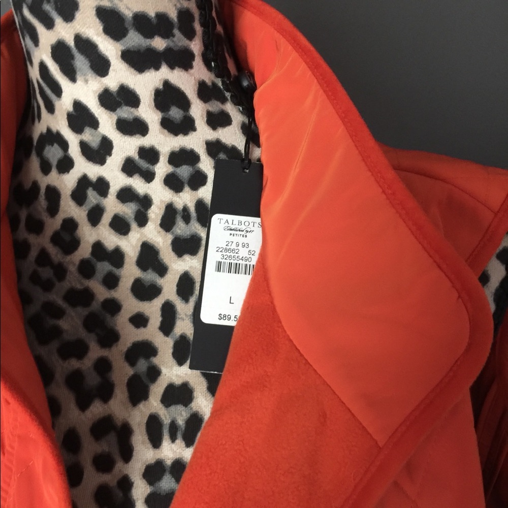 Talbots Orange Vest